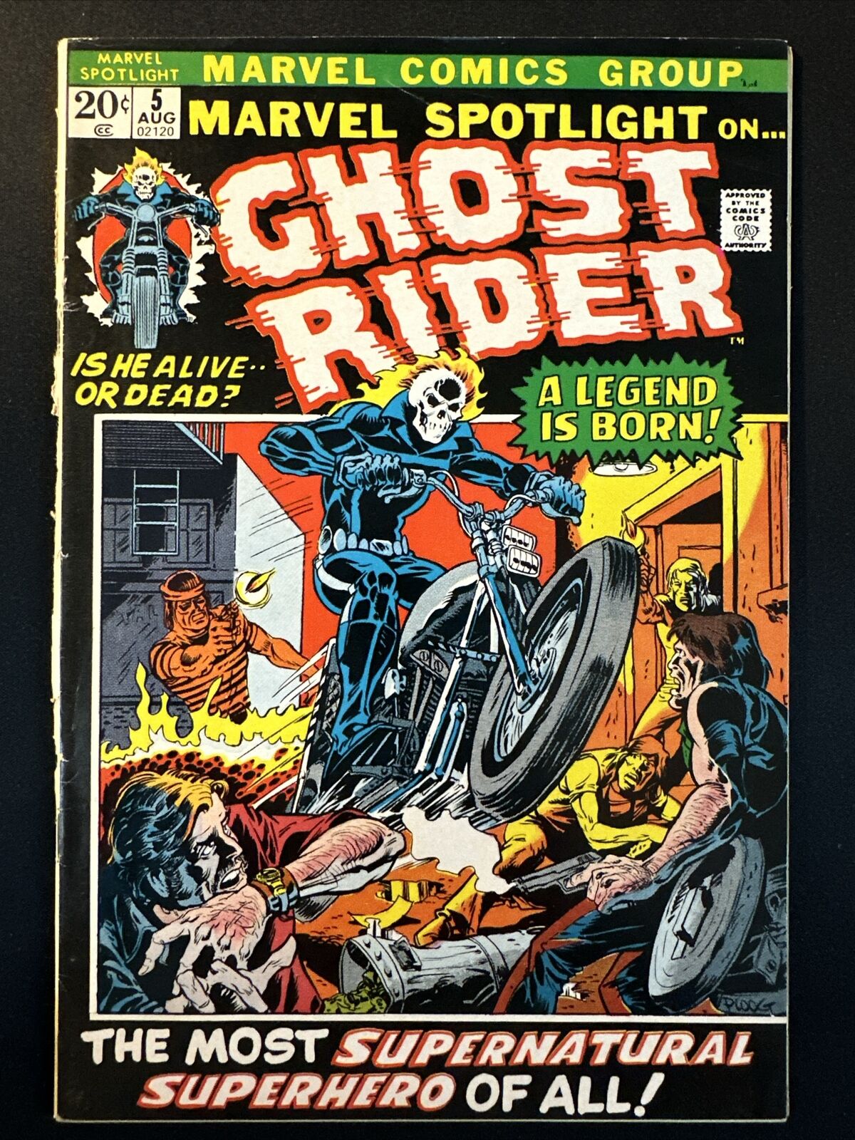 Marvel Spotlight #5 Bronze Age 1st app Ghost Rider 1972 Marvel Comics Reader *A3
