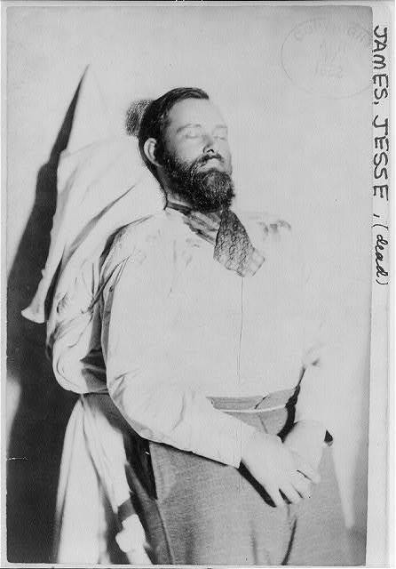 Photo:Jesse Woodson James,1847-1882,Dead,American outlaw