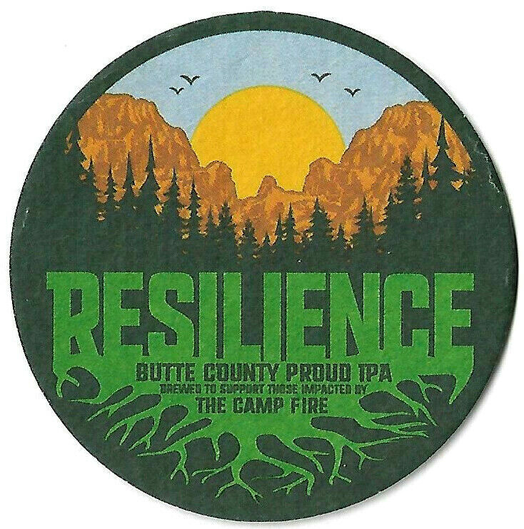 Sierra Nevada  Resilience Butte County Proud IPA  Beer Coaster