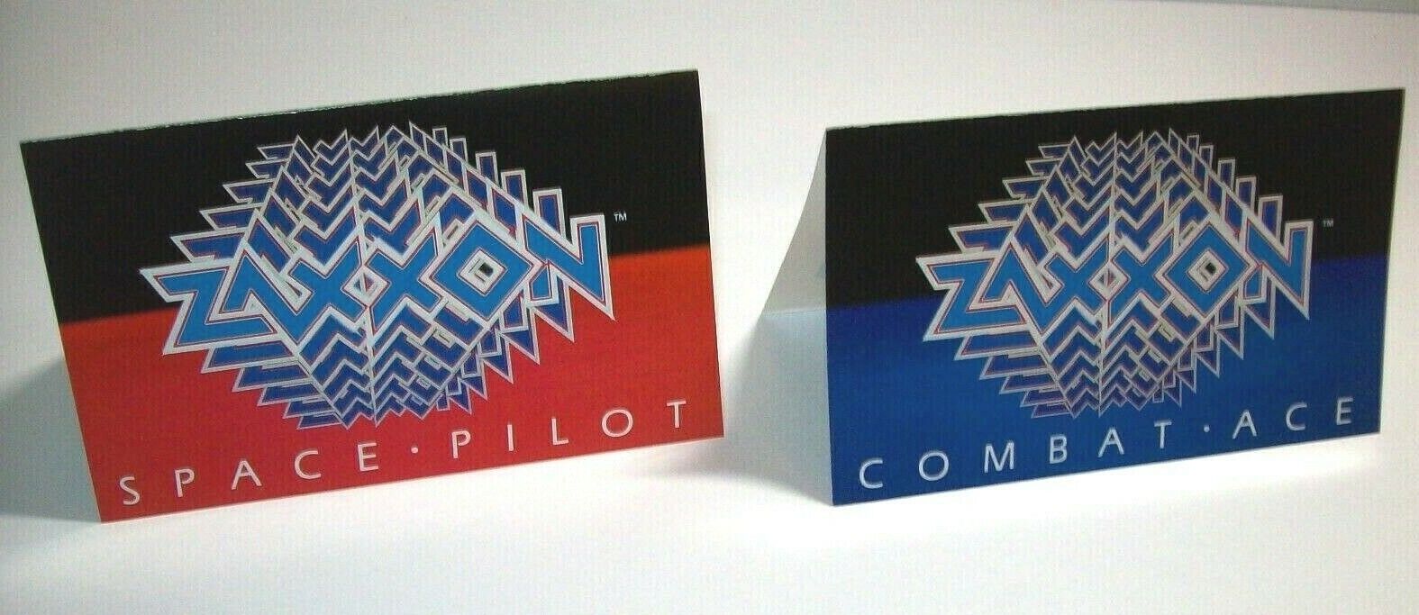 Zaxxon Arcade Flyers (2) Mini NOS Combat Ace And Space Pilot Video Game 5\