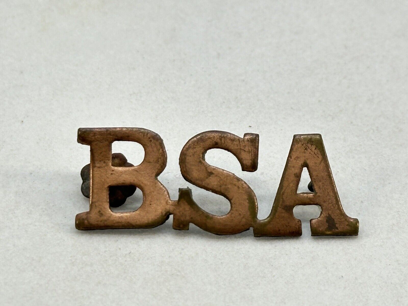 Rare Antique Circa 1910's Boy Scouts of America (BSA) Leader Collar Insignia