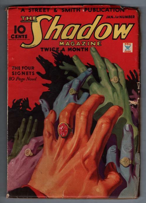The Shadow Jan 1 1935 "The Four Signets"