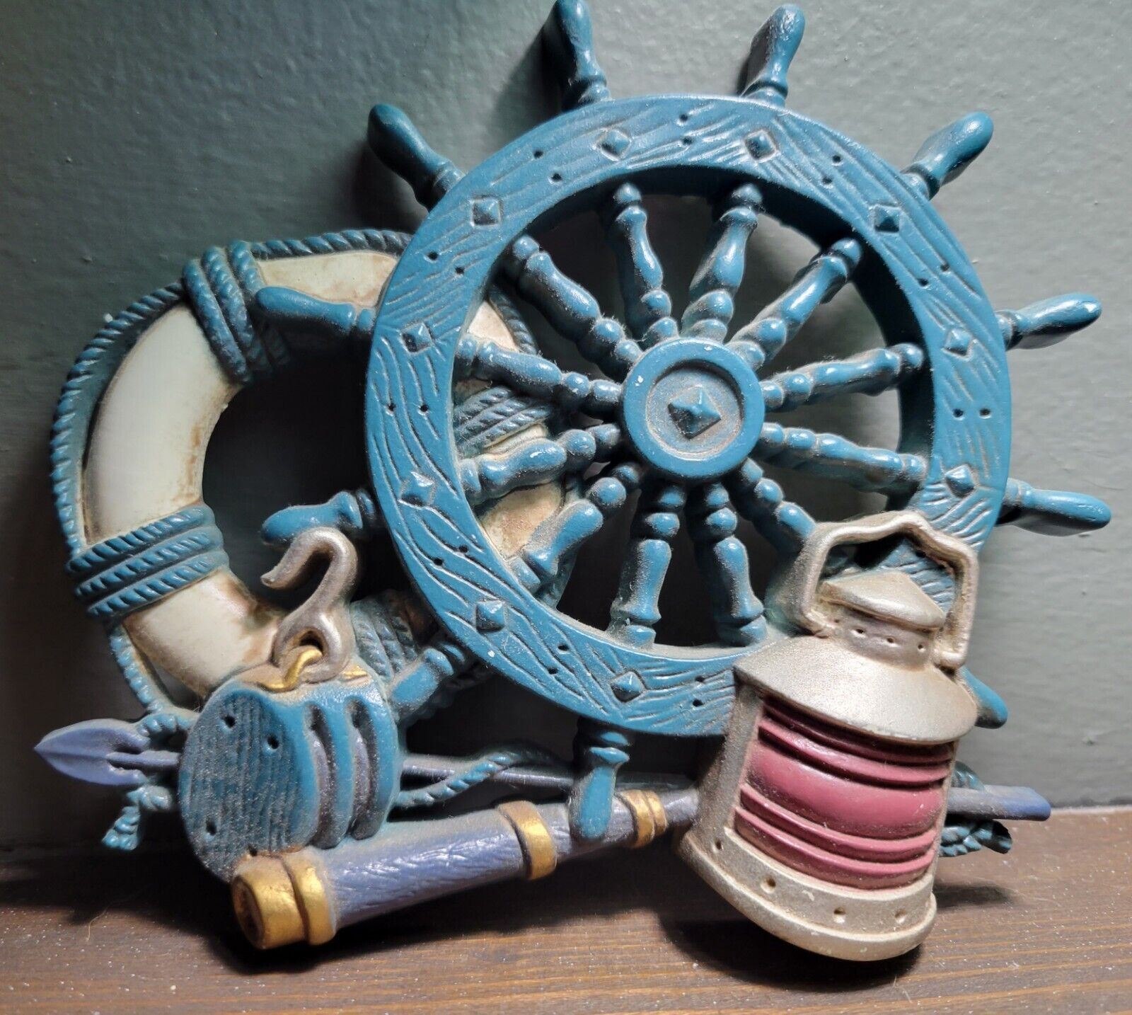 Vintage Nautical Themed Wall Hanging