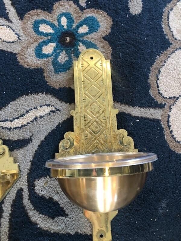 Vintage Bronze Wall Mounted Holy Water Fonts (3 of 6)
