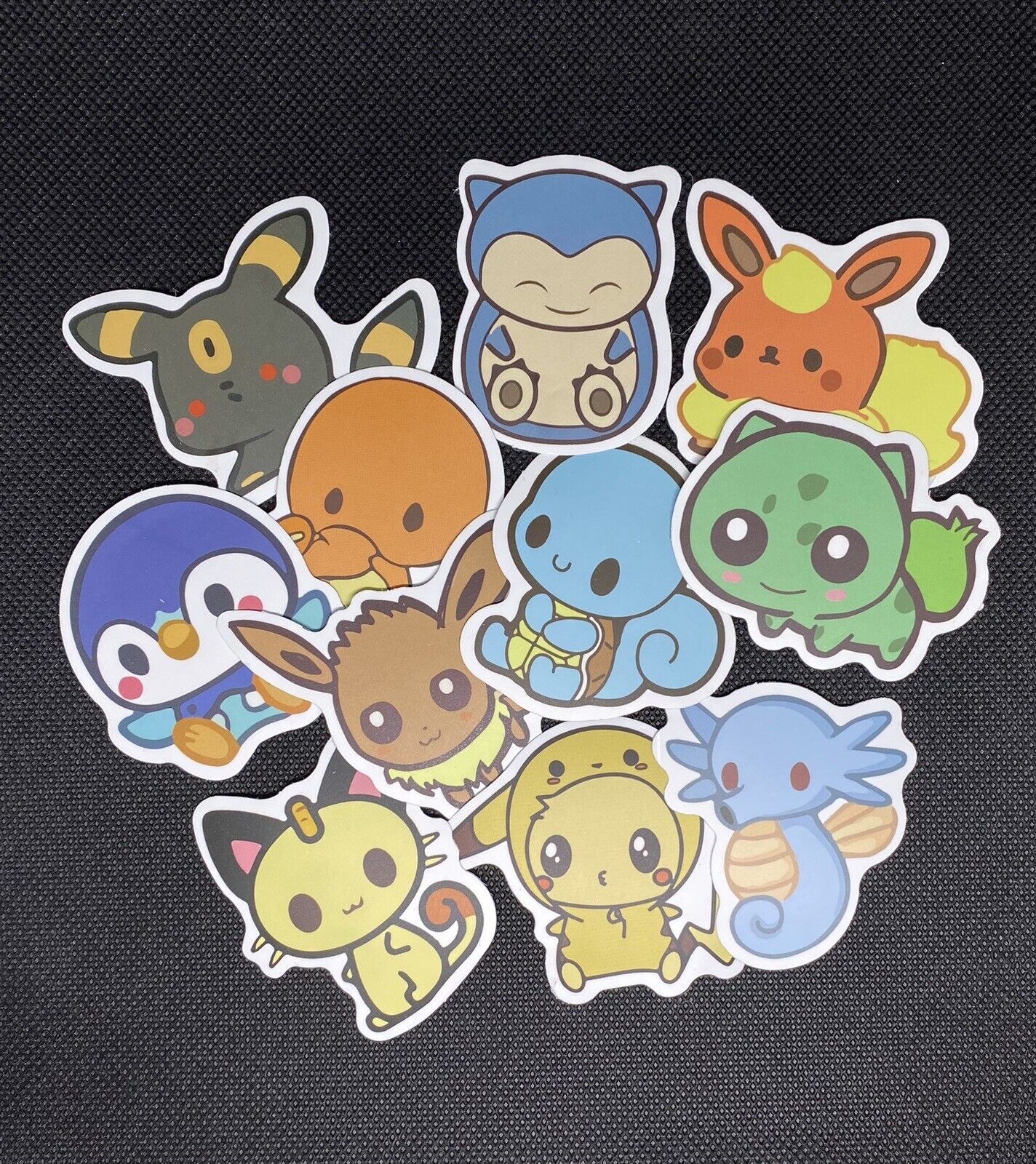 TAKARA TOMY 50pcs Pokémon Vinyl Stickers - Randomly Assorted- New