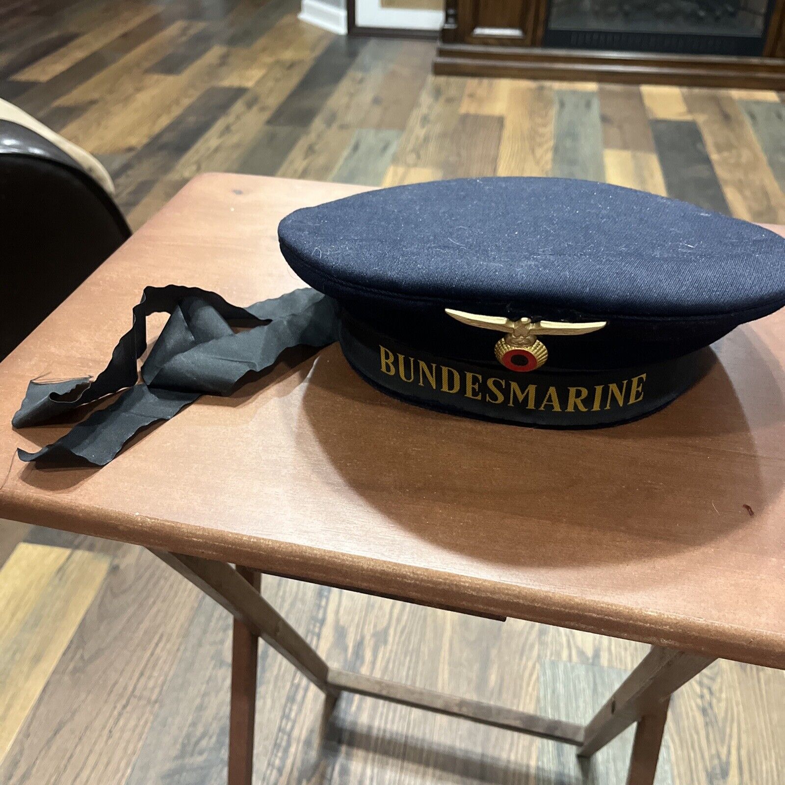 Bundesmarine German Navy Hat Germany Naval Sailor Cap ALBERT KEMPF, TEUNZ Repro