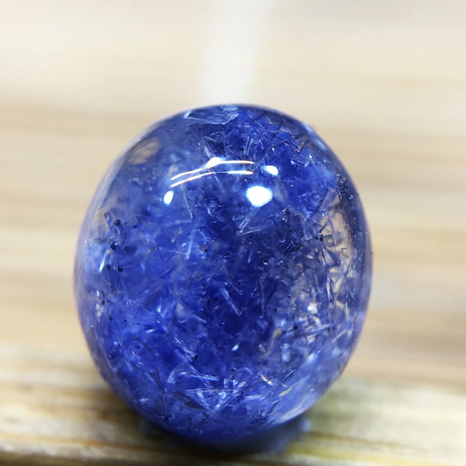 1.9Ct Very Rare NATURAL Beautiful Blue Dumortierite Quartz Crystal Pendant