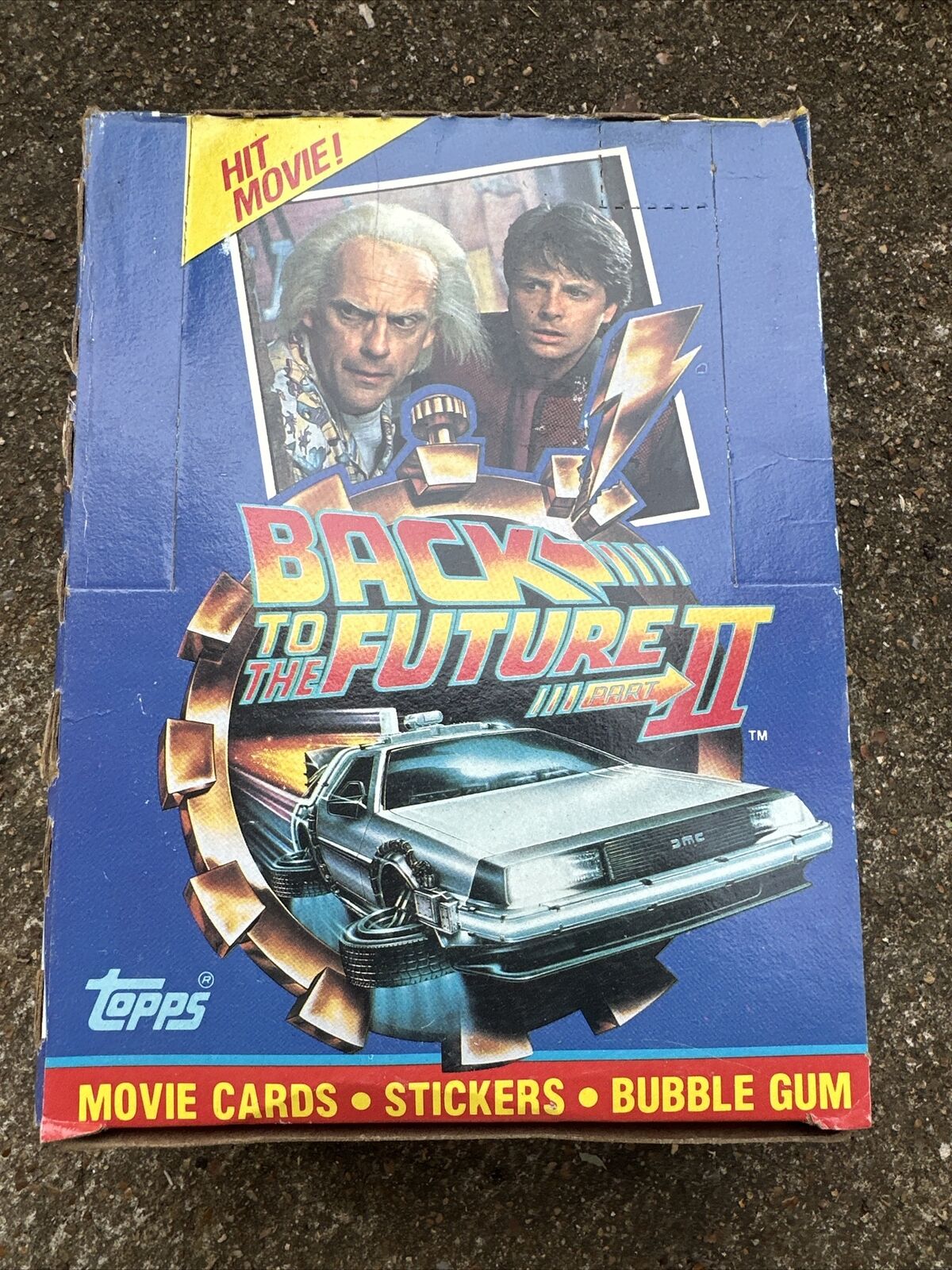 BACK TO THE FUTURE 2 Topps 1989 Trading Cards Full Box 36 Sealed Packs