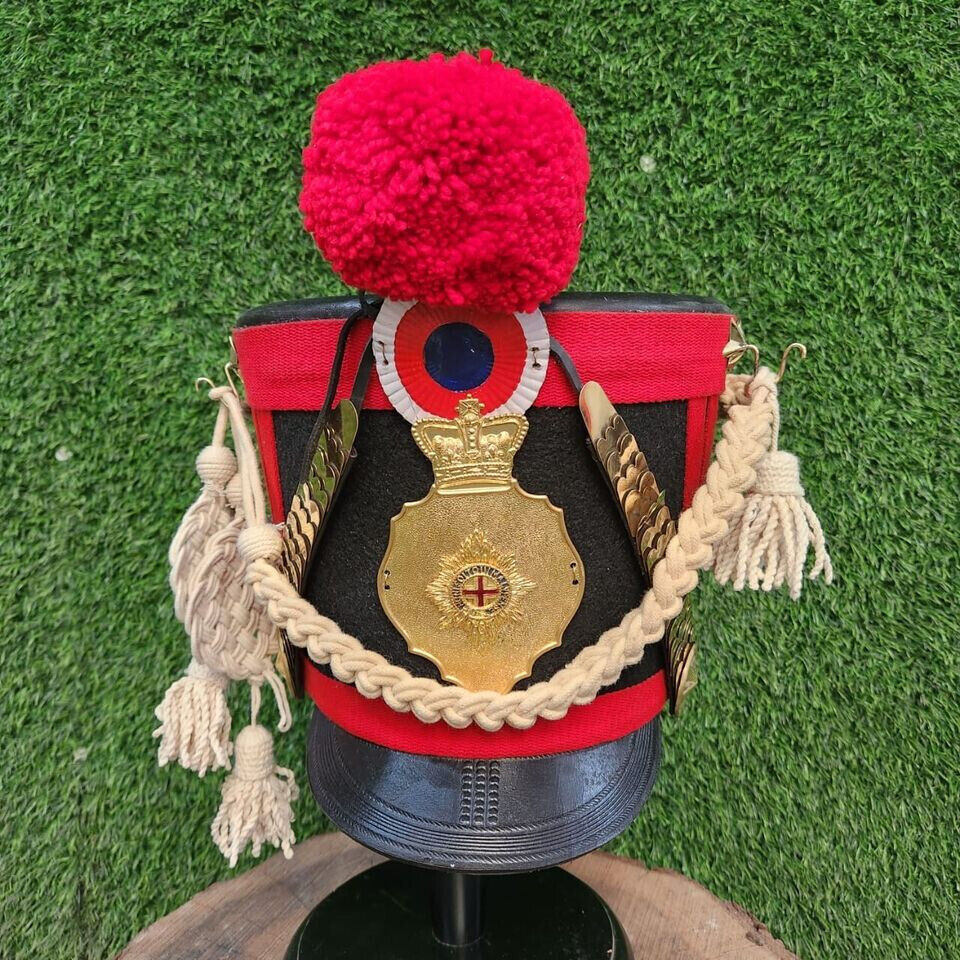 France Napoleon Shako Helmet with Red pompom