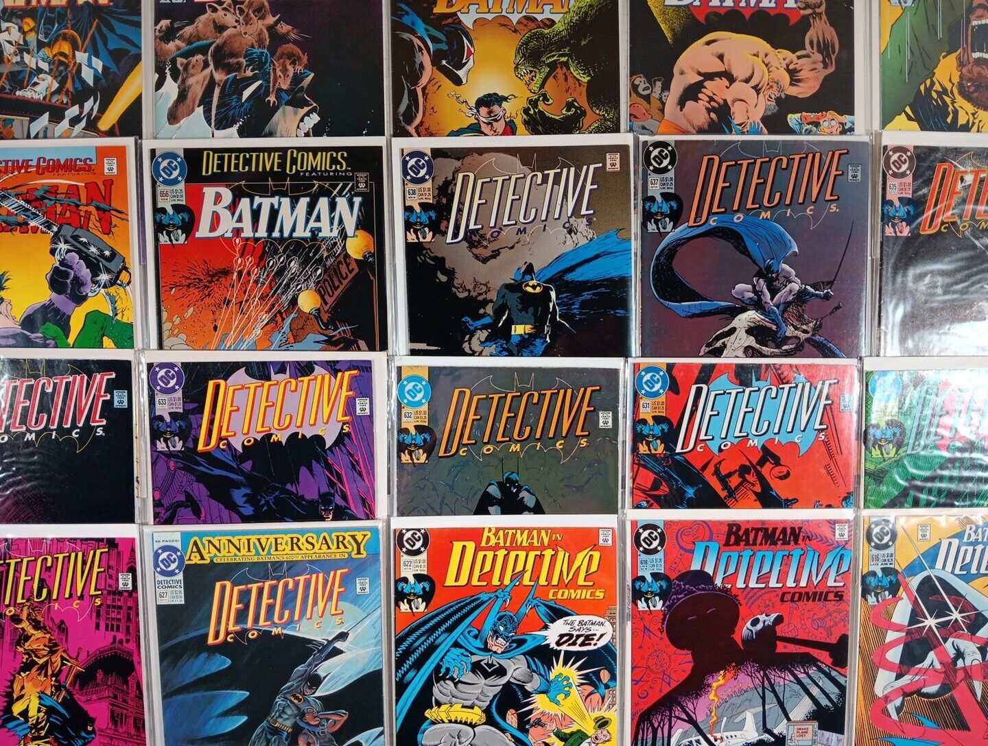 Copper Age Detective Comics Batman Comic Book Lot