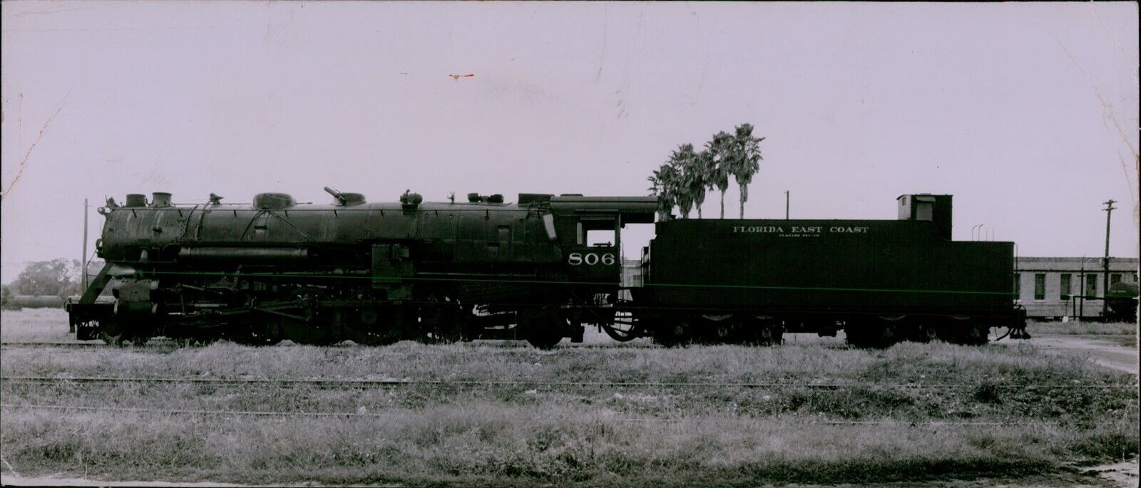LG867 1952 Original Harry Wolfe Photo FLORIDA EAST COAST Railway Vintage Train