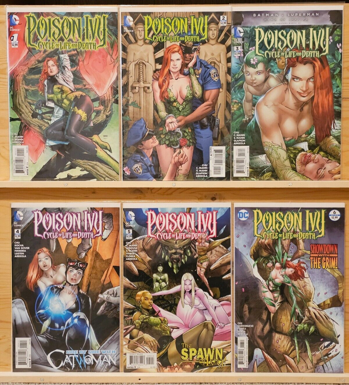 Poison Ivy: Cycle of Life and Death #1 2 3 4 5 6 (1-6) DC Complete 2016