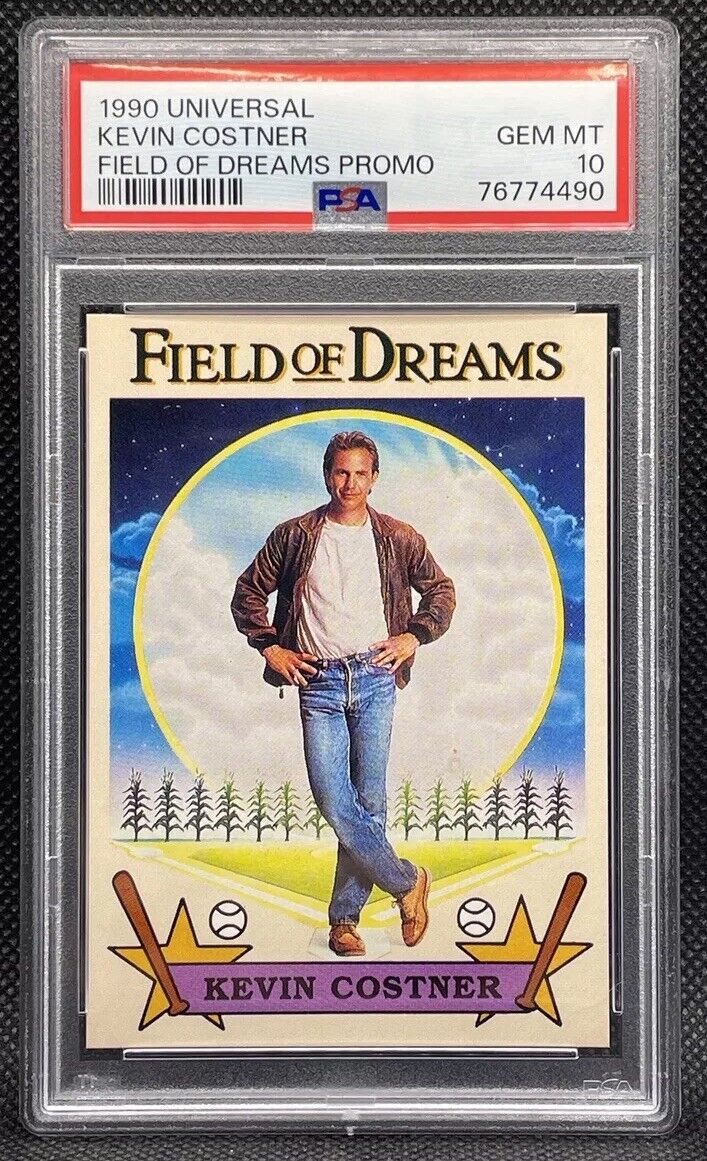 1990 Universal Kevin Costner Field of Dreams Promo PSA 10 *Rare*