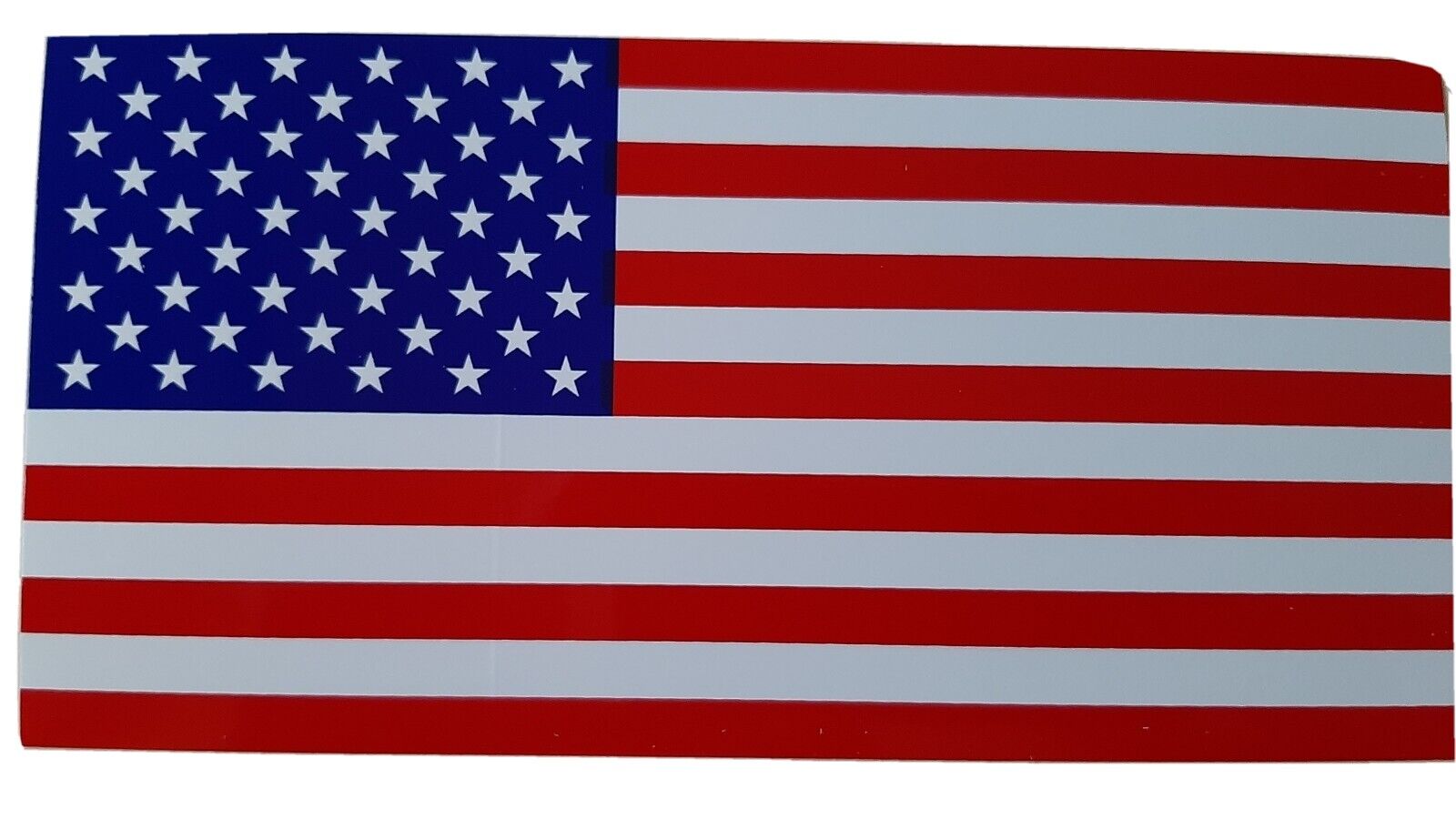 RED WHITE AND BLUE OLD GLORY BUMPER STICKER
