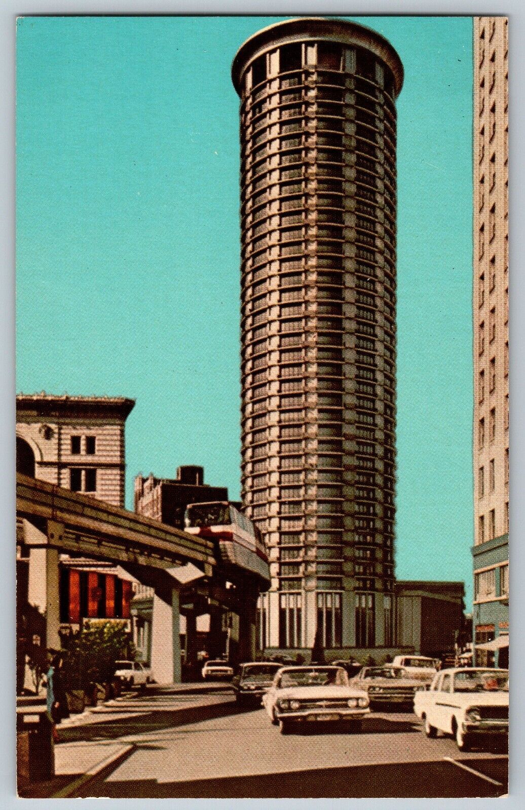 Seattle, Washington - Washington Plaza Hotel & Restaurant - Vintage Postcards