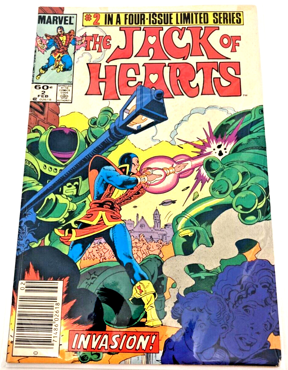  The Jack of Hearts #2 February 1984 Invasion Four-Issue Limited Series 