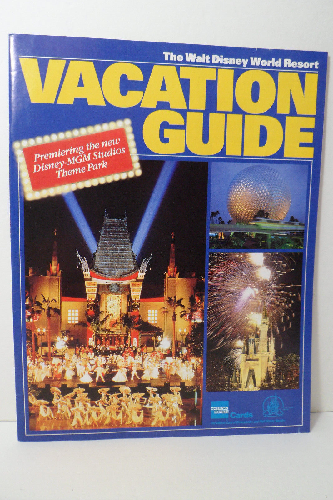 1989 Walt Disney World Resort Vacation Guide Magazine ~ New Disney-MGM Studios