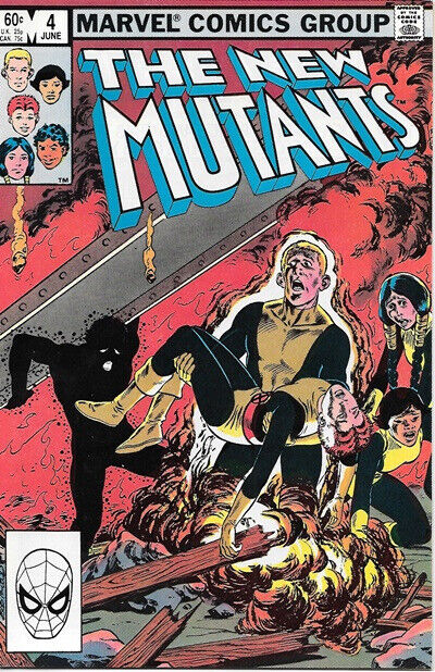 The New Mutants Comic Book #4 Marvel Comics 1983  VERY NICE NEW UNREAD D