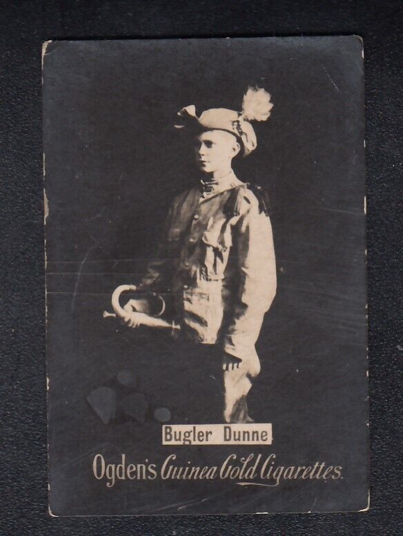  Vintage 1901 Trade Card Bugler Dunne Boer War