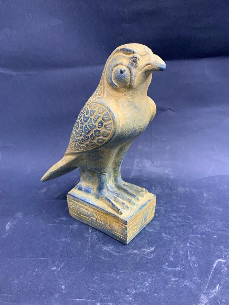 Rare Horus statue Ancient Egyptian Antiquities for falcon Goddess Egyptian BC