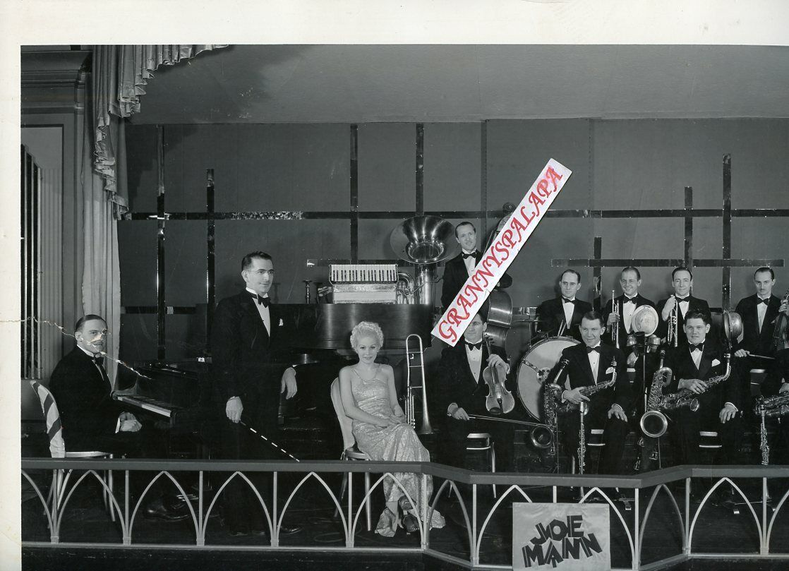 Vintage B/W Photo-Denver CO-Joe Mann and his Orchestra -11\