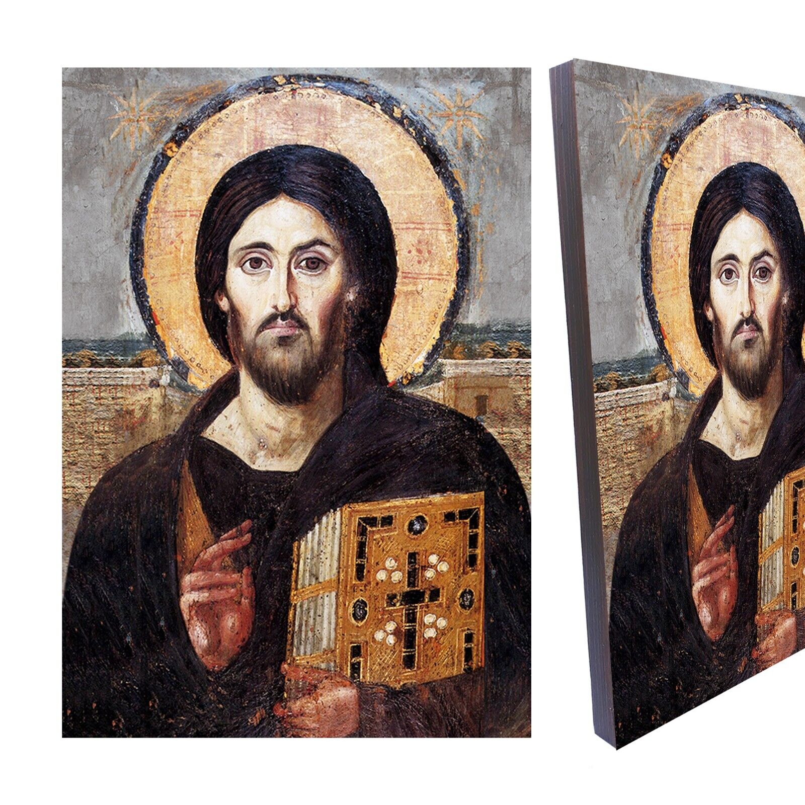 icon of christ pantocrator, St. Catherine’s Monastery at Sinai Byzantine wood