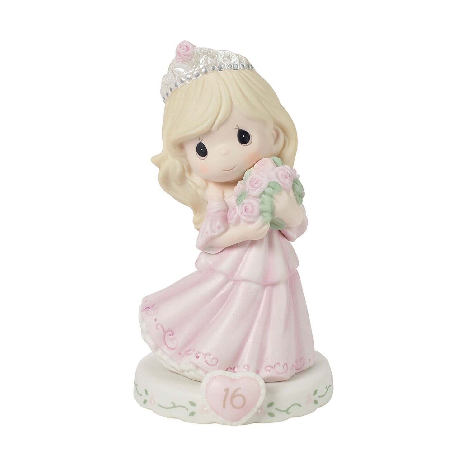 Growing in Grace Birthday Figurine Age 16 By Precious Moments 6in Blonde 162015