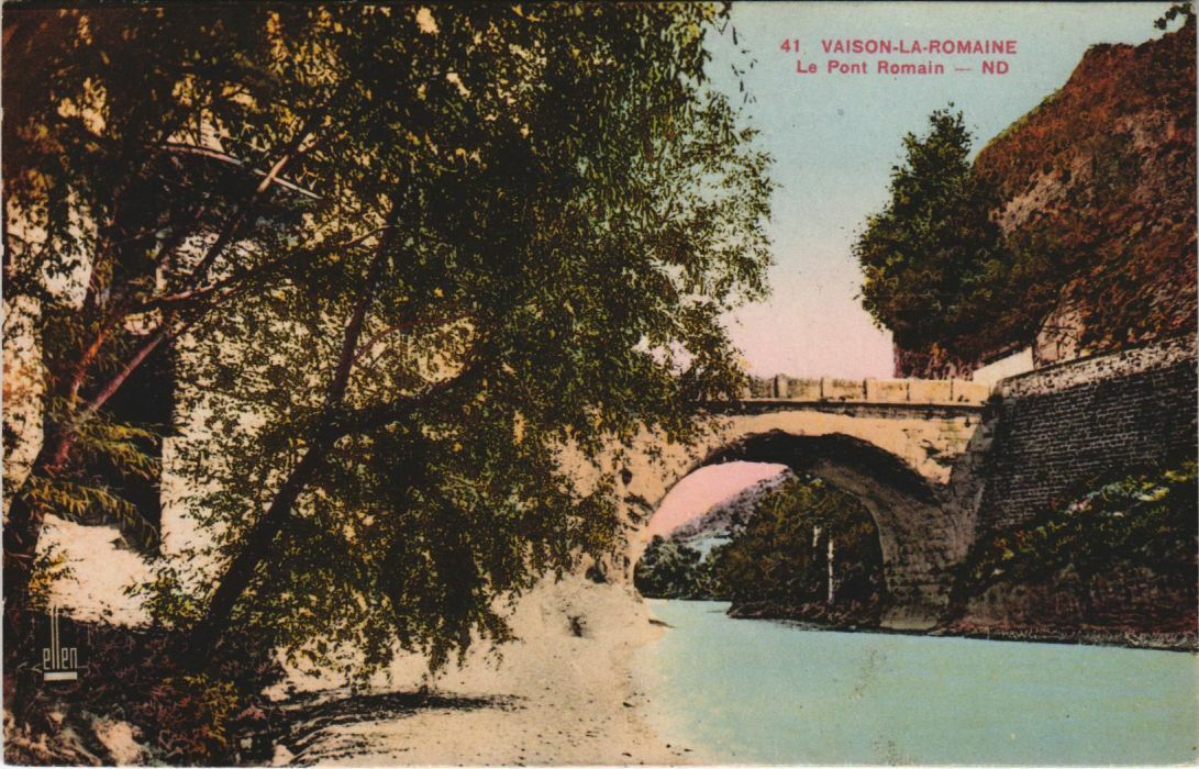 CPA VAISON-LA-ROMAINE Le Pont Romain (1086369)