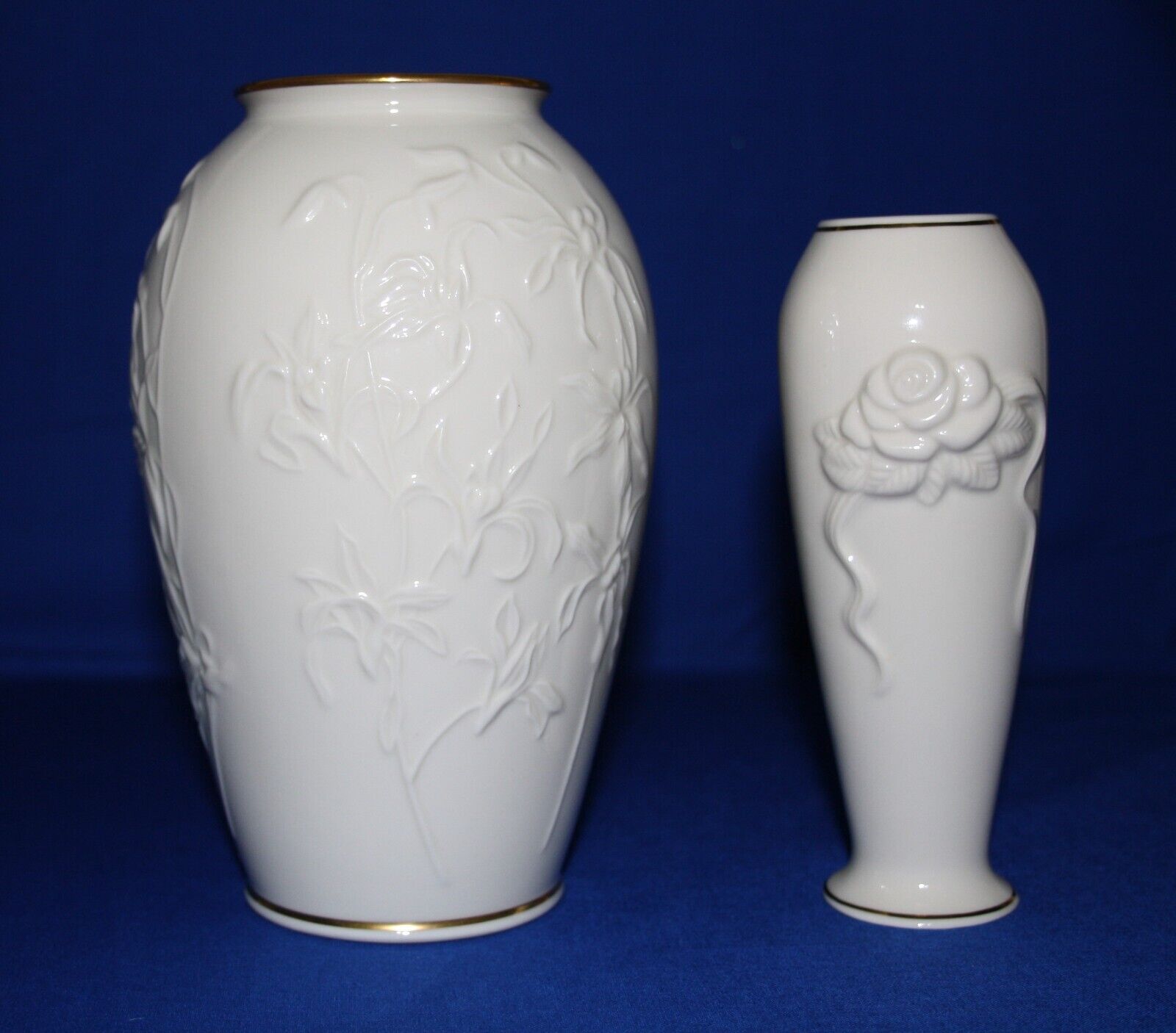 Two Lenox Vases Masterpiece Collection
