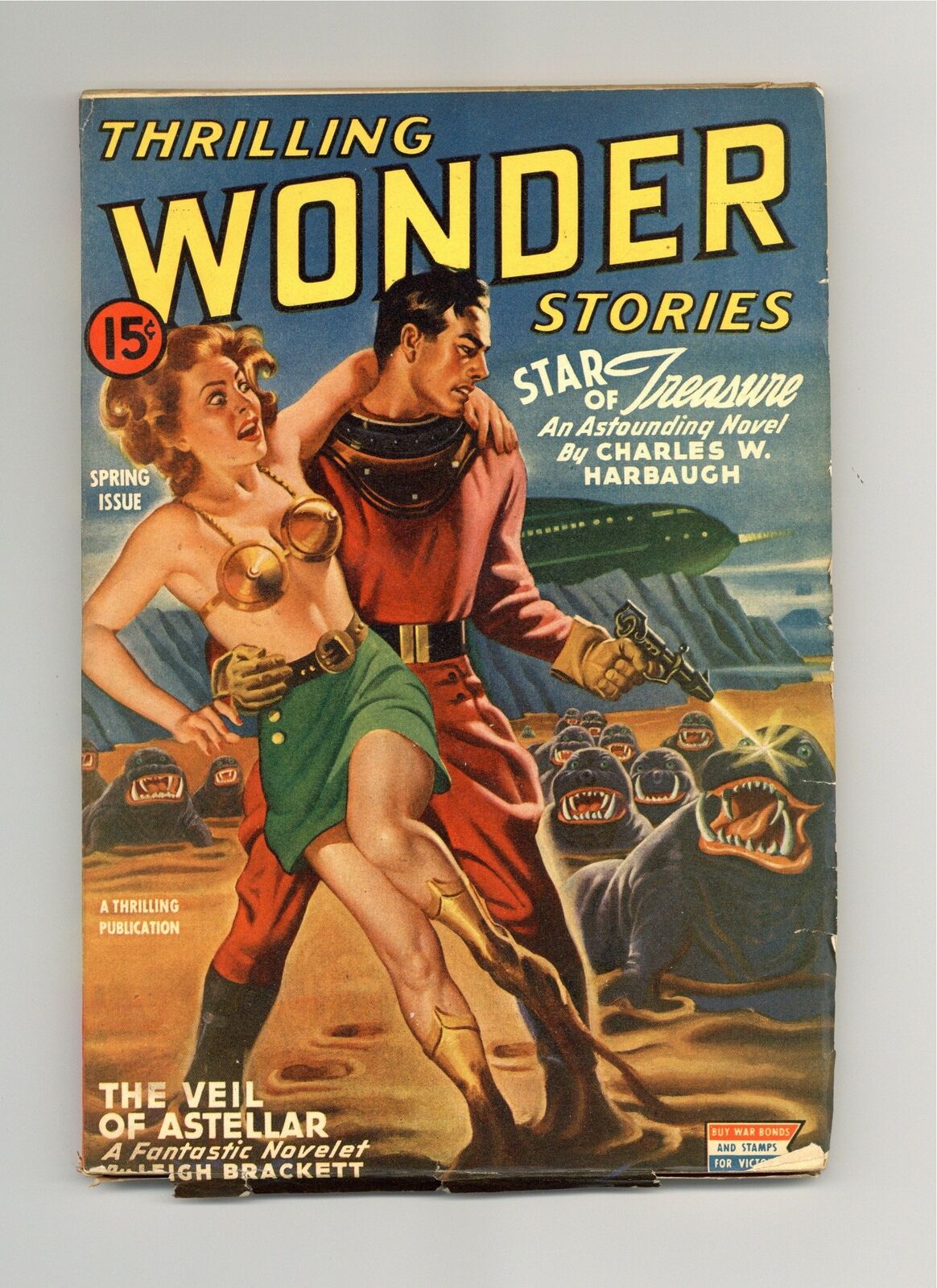 Thrilling Wonder Stories Pulp May 1944 Vol. 25 #3 VG 4.0