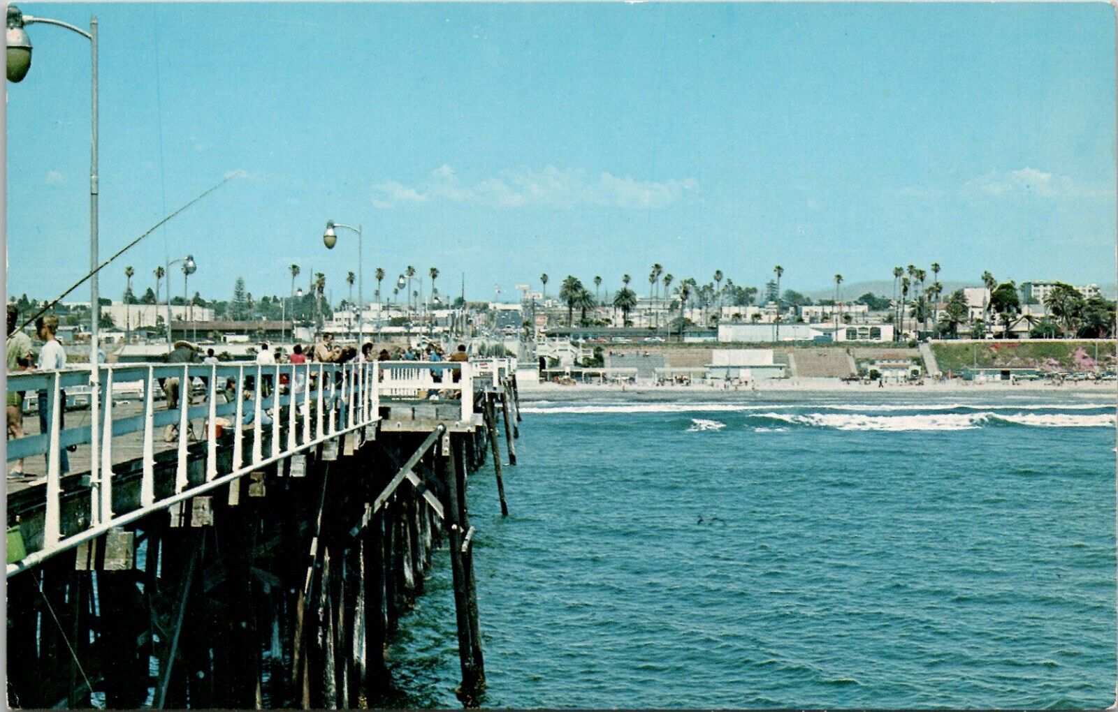 Looking At the City of Oceanside California Vintage postcard spc1