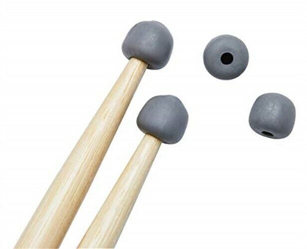 Vater Drumstick Practic Tips, 2 Pairs Durable, Pliable Rubber