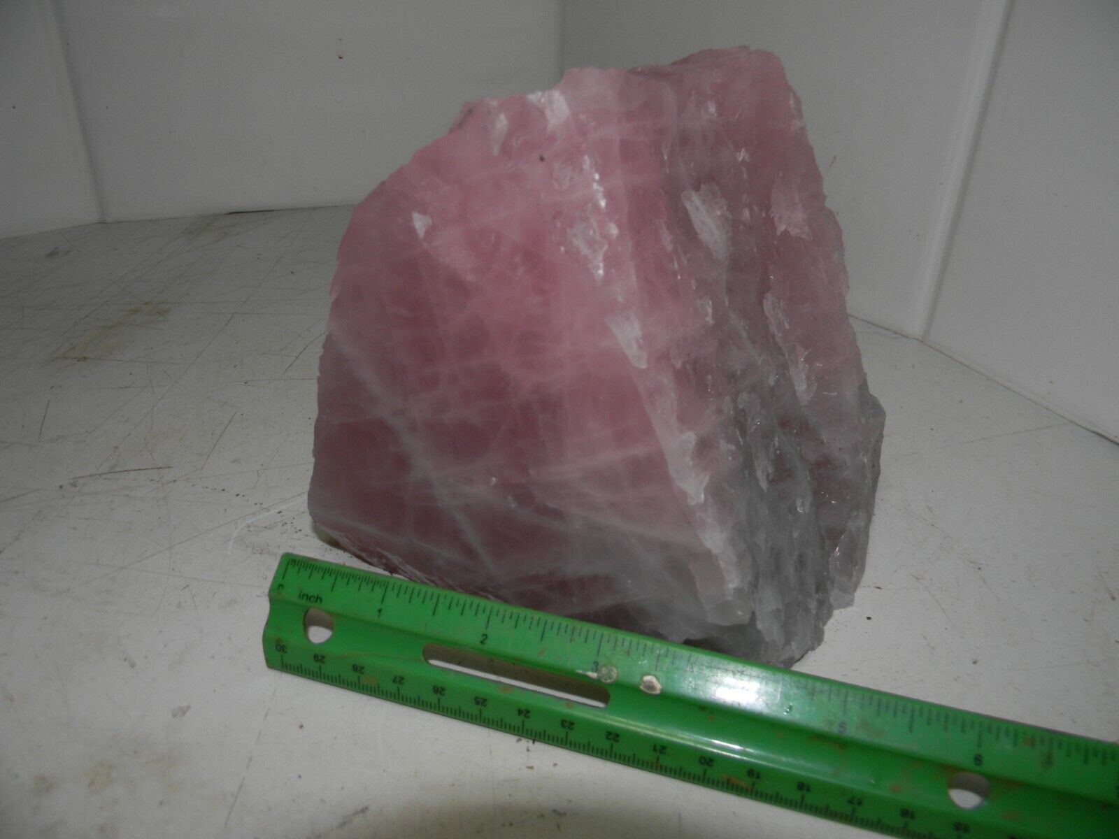 7.95 lb Large Rose Quartz Top Grade with Manganese South Africa Rough  #4
