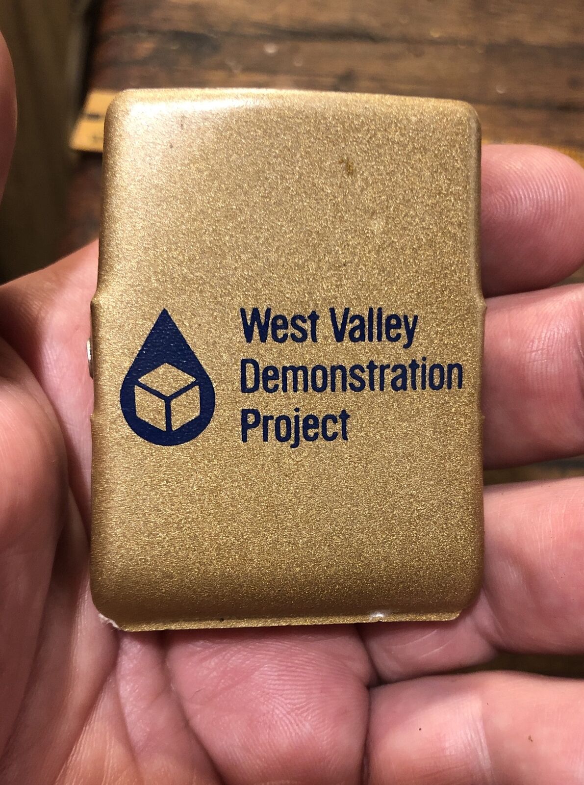 Vintage West Valley NY Nuclear Demonstration Project Advertising Wall Paper Clip