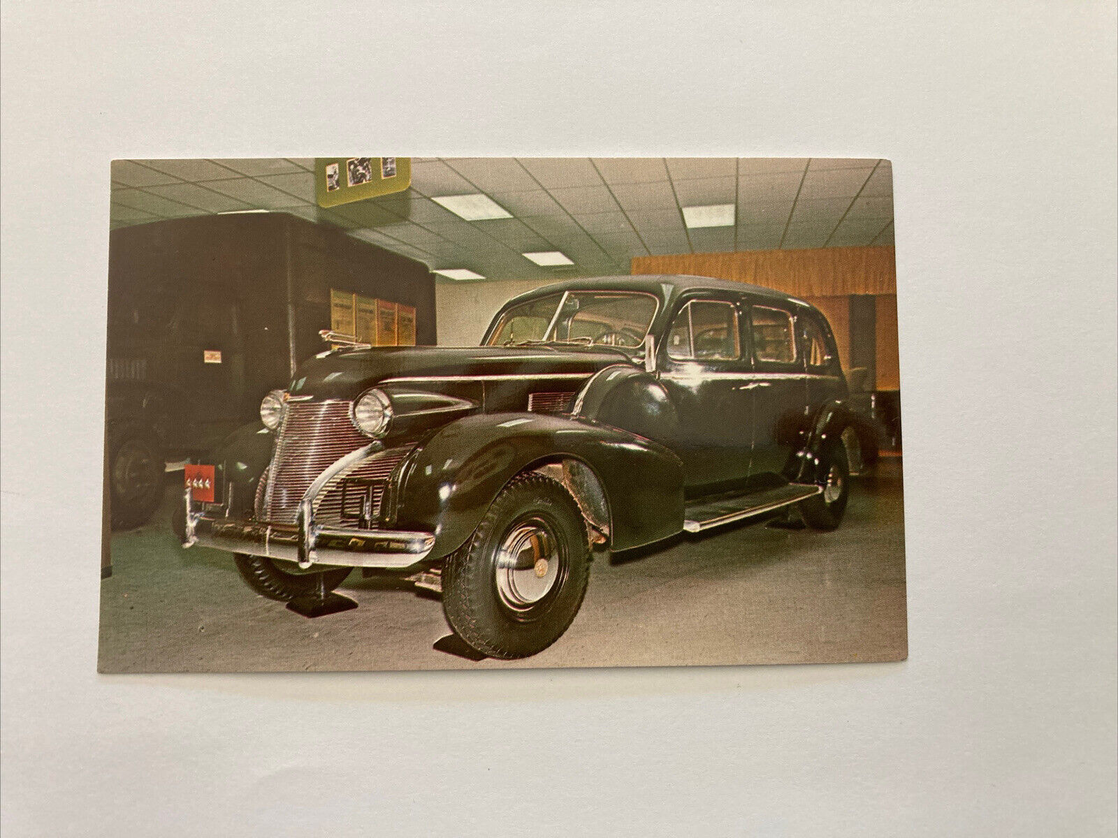 1939 Cadillac, General George Patton Fort Knox, Kentucky Patton Museum Postcard