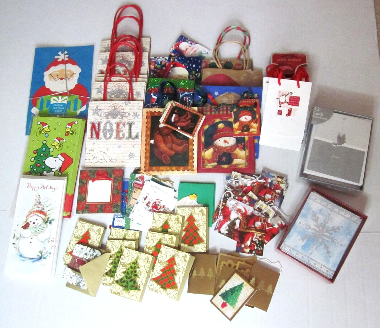 100 - Christmas Bags, Gift Tags & Cards, Snoopy Money Cards, Greeting Cards