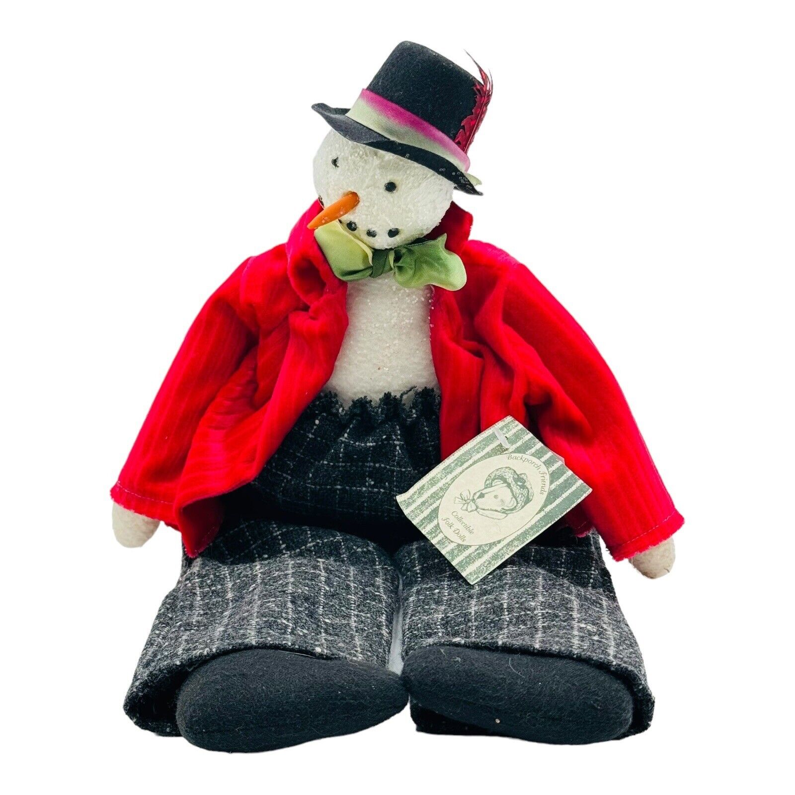 ESC Trading Cody Foster Snowman Duncan Collectible Folk Doll Figurine 18”