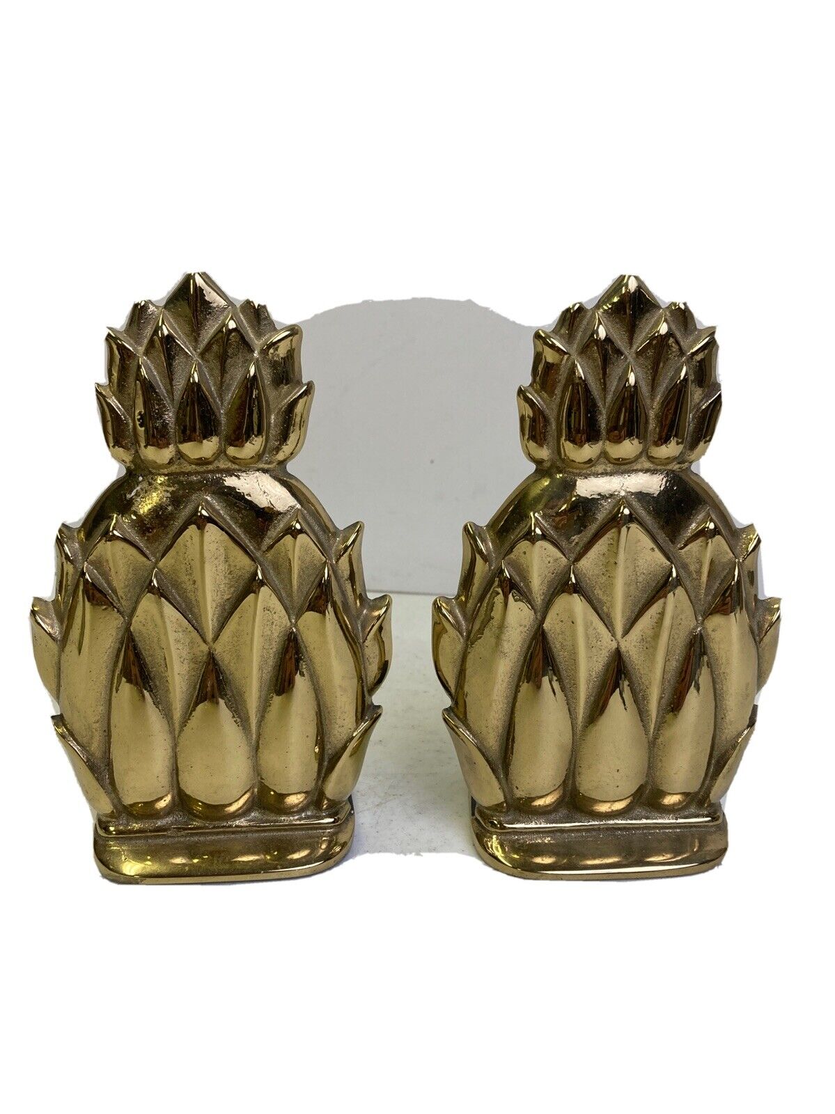 VMC Newport Brass Pineapple Bookends