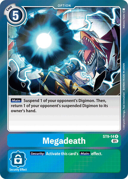 Digimon Card Game TCG (2020) ST9-14 Megadeath Rare (R) 