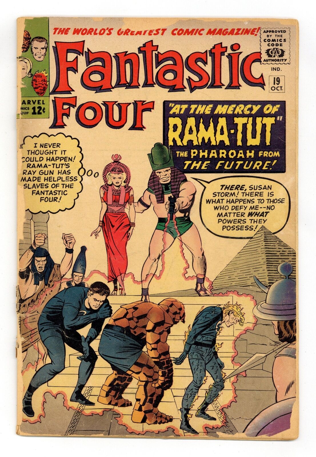 Fantastic Four #19 PR 0.5 1963
