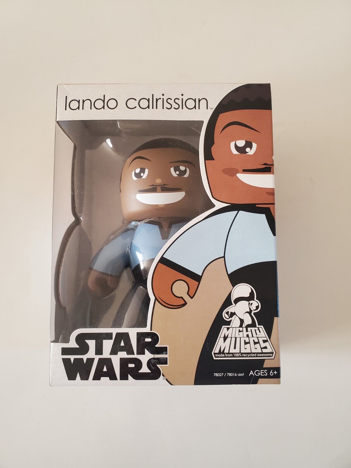 Star Wars Mighty Muggs Lando Calrissian Hasbro Vinyl Figure NIB