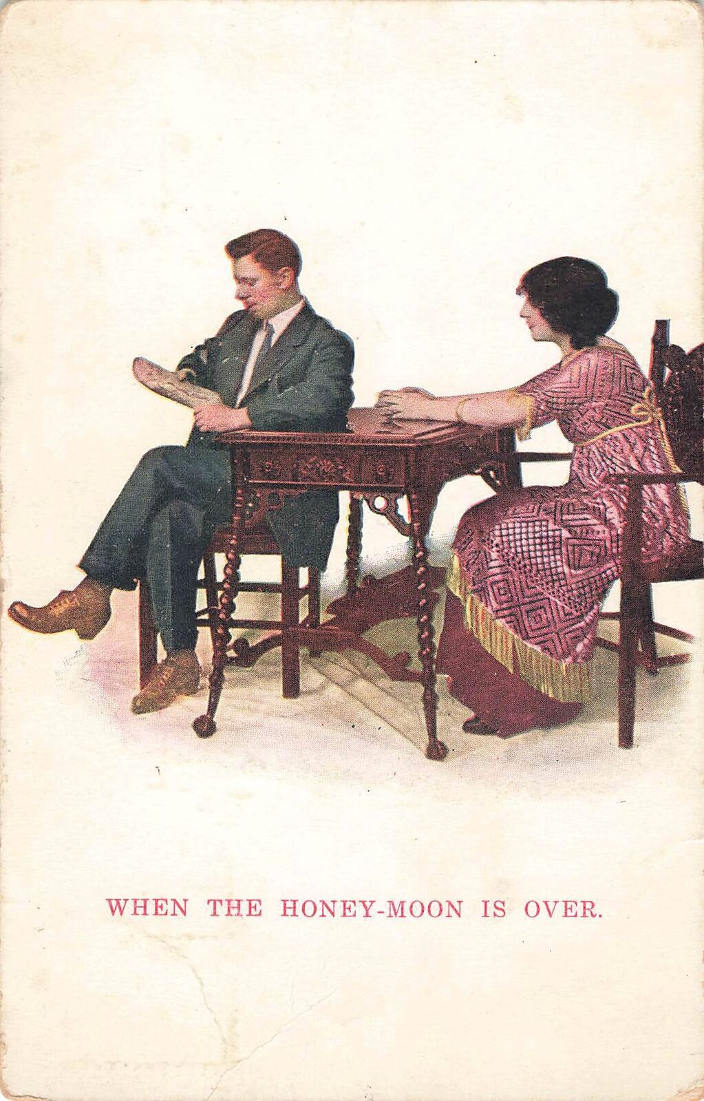 (2) 1910s Funny Postcards - Vintage Original, \