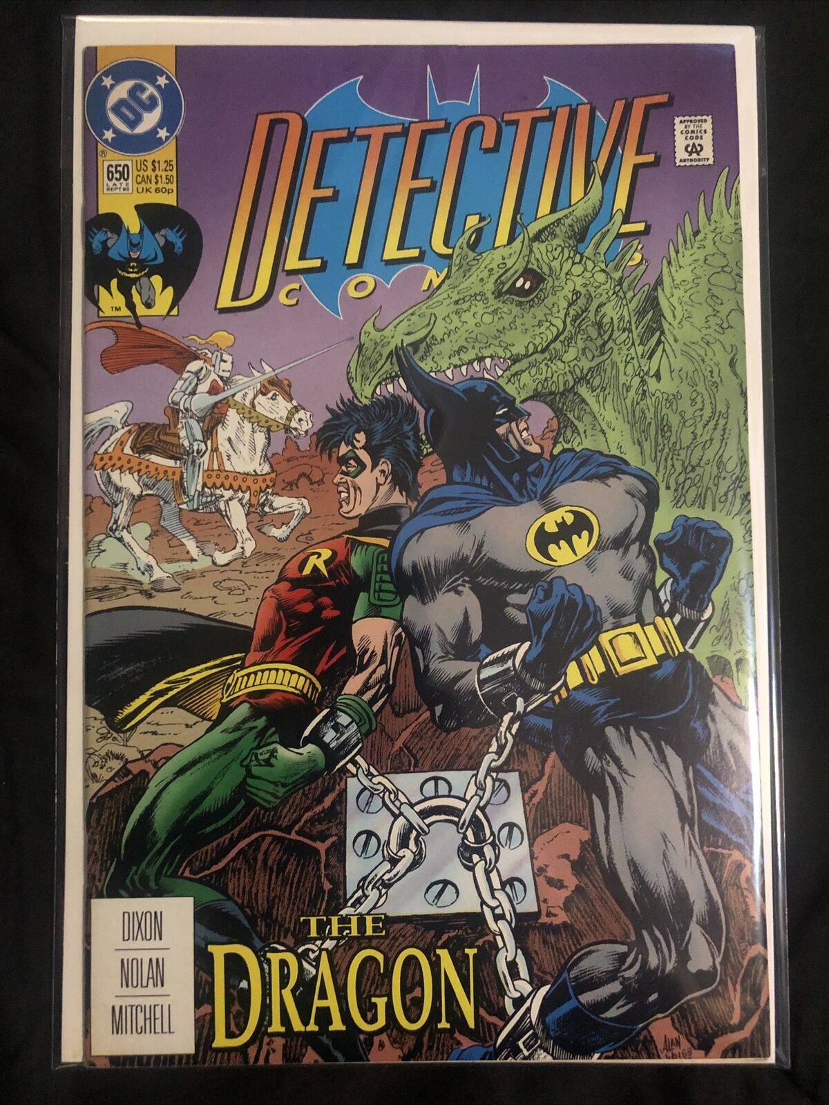 Detective Comics (1937 series) #650 in Near Mint minus condition. DC comics