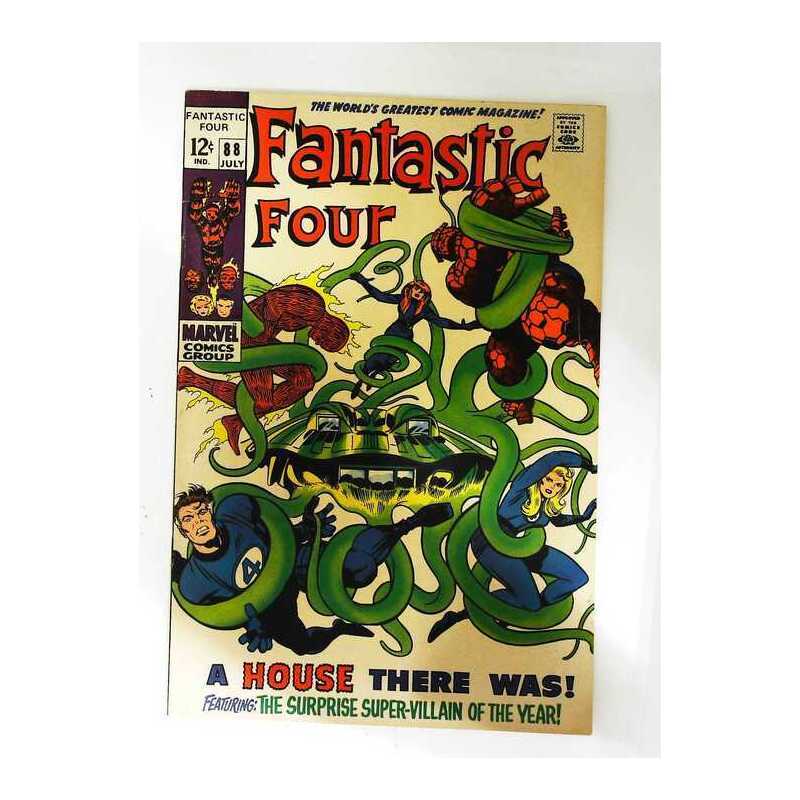 Fantastic Four (1961 series) #88 in Fine minus condition. Marvel comics [o\\