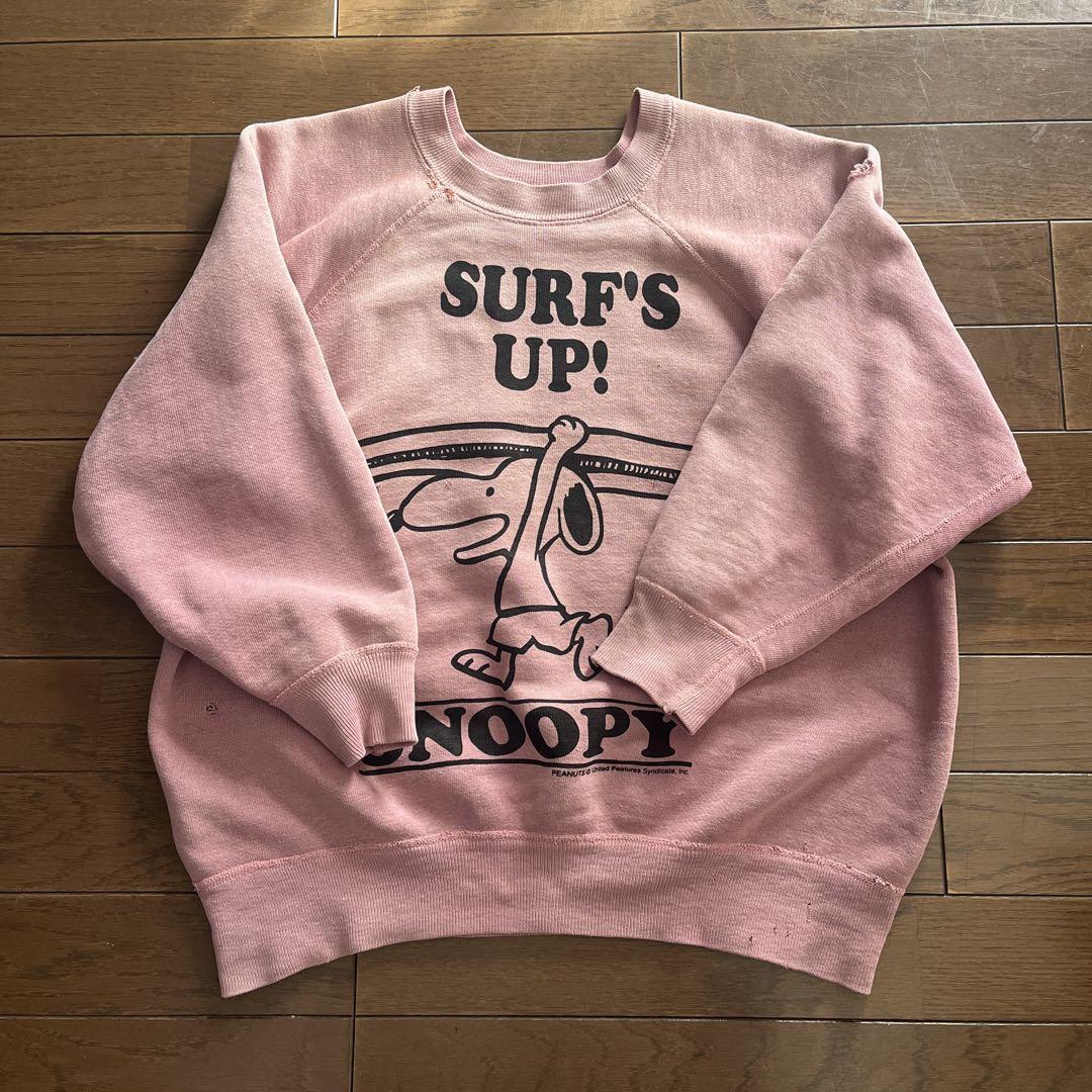 Vintage Sweatshirt Snoopy 60S 70S Surf