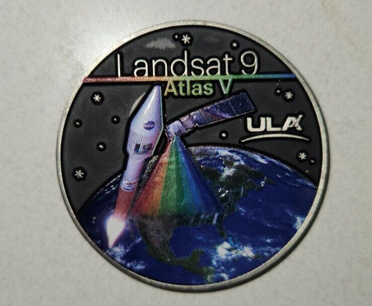 ATLAS V Landsat 9 Mission Coin Atlas 401 ULA Coin