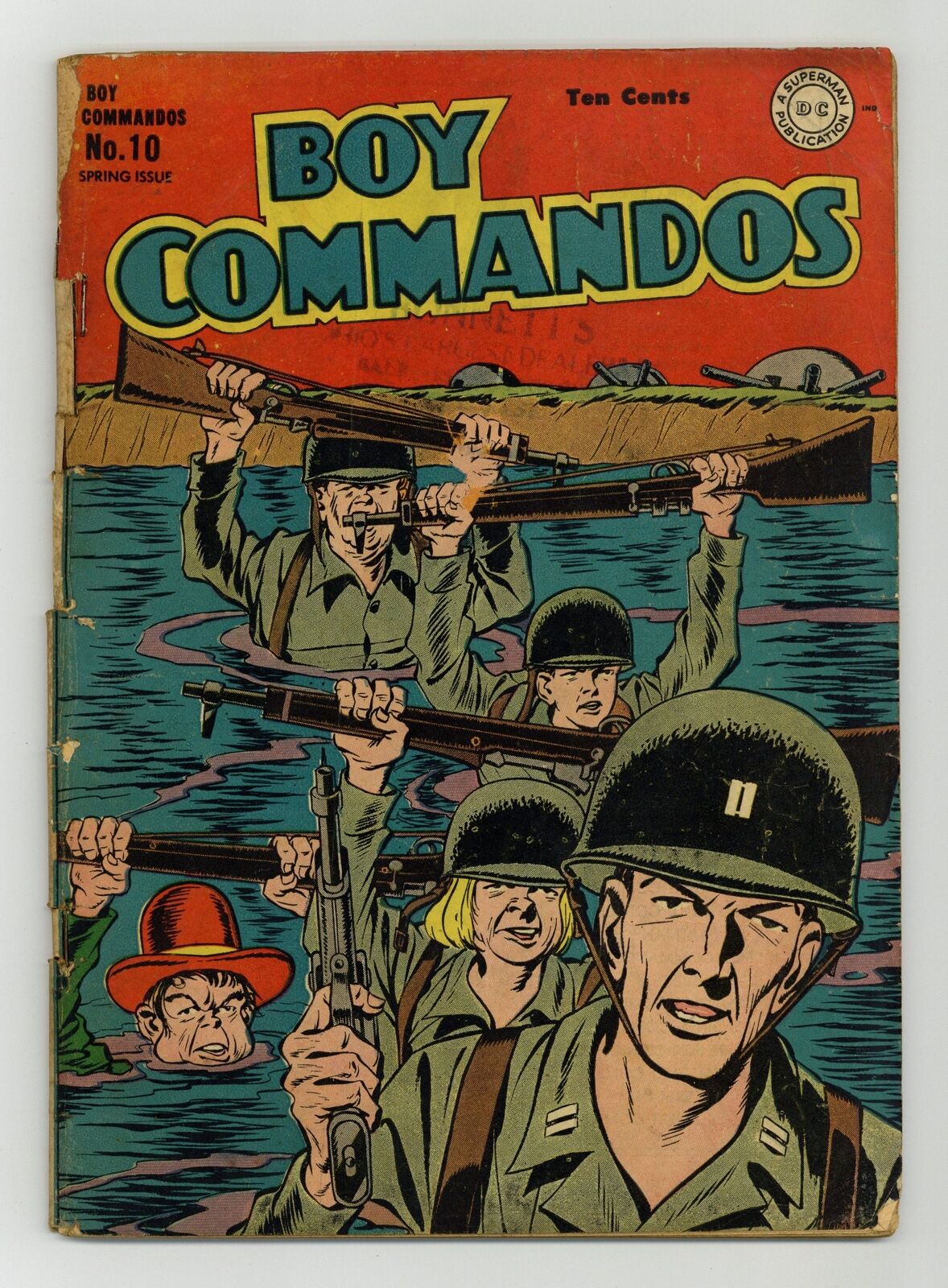 Boy Commandos #10 GD- 1.8 1945