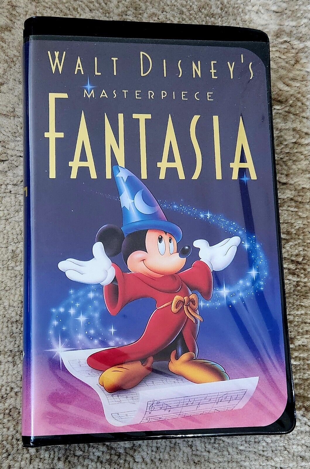 Walt Disney’s Masterpiece Fantasia (VHS, 1991) Rare Black Diamond Edition 1132