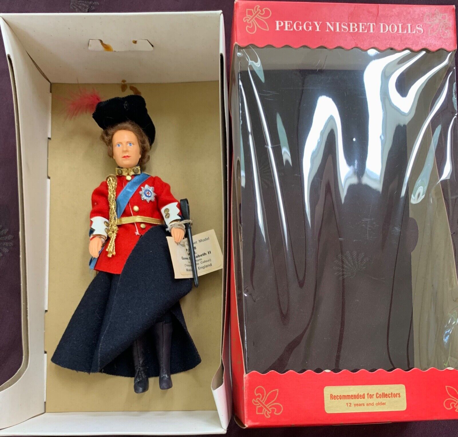 Peggy Nisbet doll P408 Queen Elizabeth II Trooping the Colours IOB: RARE