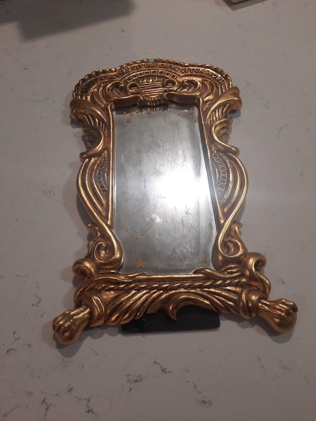 Vintage Harry Potter Gold Mirror Of Erised 14”X 9” Original Warner Bro 2000 Rare
